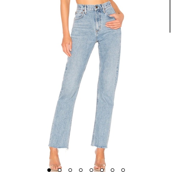 Womens AGOLDE Cherie High Rise Straight in Merit Jeans - Picture 2 of 11